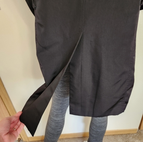 Black London Fog trench coat size large‎ - Picture 9 of 14